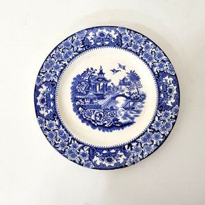 Old Alton Ware England Blue Pagoda 9" Plate